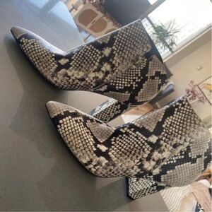Nordstrom snake skin booties